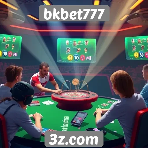 experiência de jogo ao vivo destacada no bkbet777